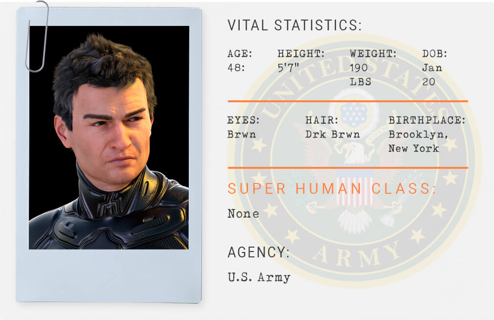 Vigil Character Index Card Lieutenant Aaron Blankenchip