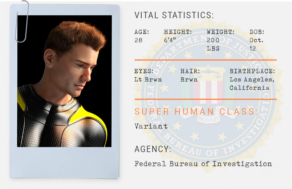 Vigil Character Index Card Lieutenant John Arrowhawk