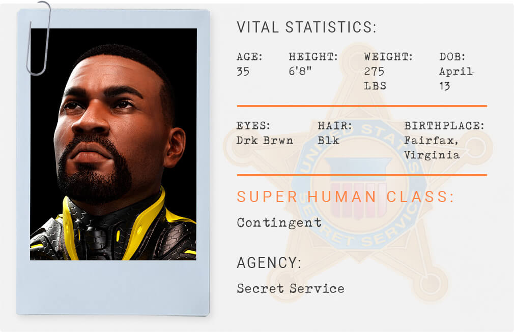 Vigil Character Index Card Agent Terrell Morrison