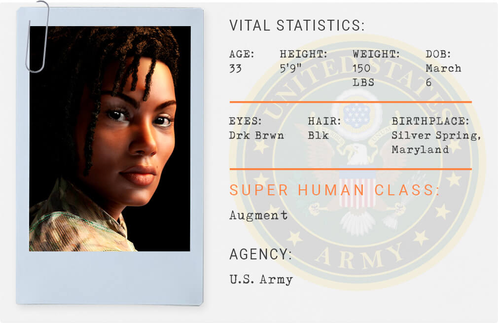 Vigil Character Index Card Captain Alicia Conrad